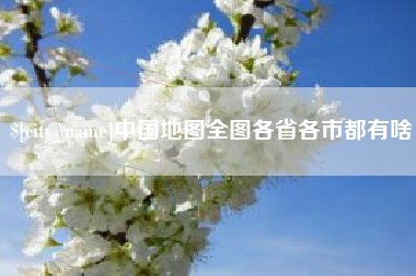 陇南中国地图全图各省各市都有啥