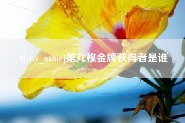 陇南第九枚金牌获得者是谁