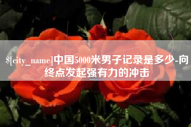 陇南中国5000米男子记录是多少-向终点发起强有力的冲击