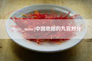 陇南中国地图的九宫划分