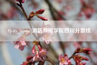 陇南消防救援学院四川分数线