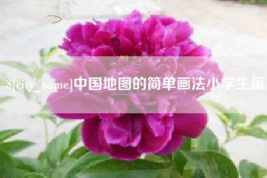 陇南中国地图的简单画法小学生版