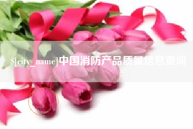 陇南中国消防产品质量信息查询