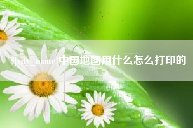 陇南中国地图用什么怎么打印的