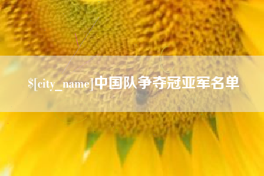 陇南中国队争夺冠亚军名单
