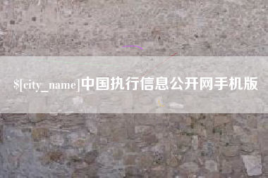 陇南中国执行信息公开网手机版
