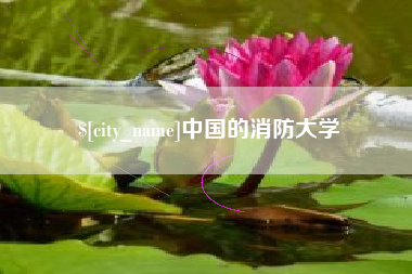 陇南中国的消防大学