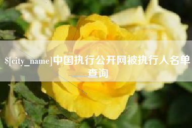 陇南中国执行公开网被执行人名单查询
