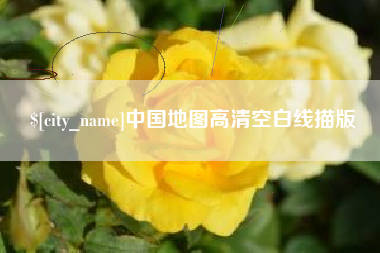 陇南中国地图高清空白线描版