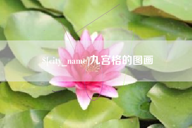 陇南九宫格的图画