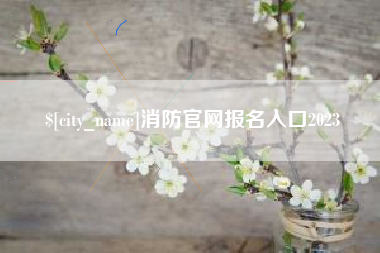陇南消防官网报名入口2023