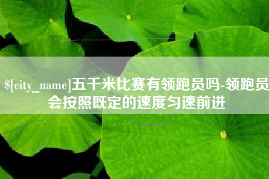 陇南五千米比赛有领跑员吗-领跑员会按照既定的速度匀速前进