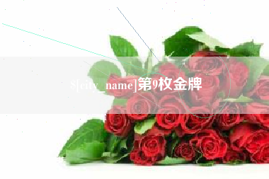 陇南第9枚金牌