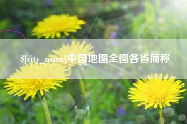 陇南中国地图全图各省简称