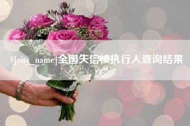 陇南全国失信被执行人查询结果