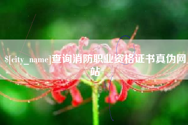 陇南查询消防职业资格证书真伪网站