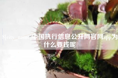 陇南中国执行信息公开网官网app为什么要钱呢