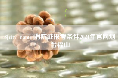 陇南消防证报考条件2024年官网烟台福山